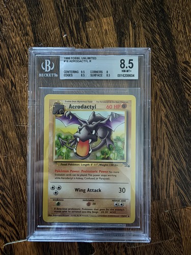 Aerodactyl (Unlimited) graded BGS 8.5 for sale on eBay