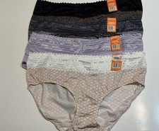 NWT 4 Warner s No Pinching No Problems Hipster Microfiber Panties 5609J 2XL 9