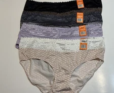 NWT 4 Warner’s No Pinching No Problems Hipster Microfiber Panties 5609J   2XL 9
