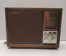Vintage Sony Model ICF-9660W Tabletop Radio AM FM WB