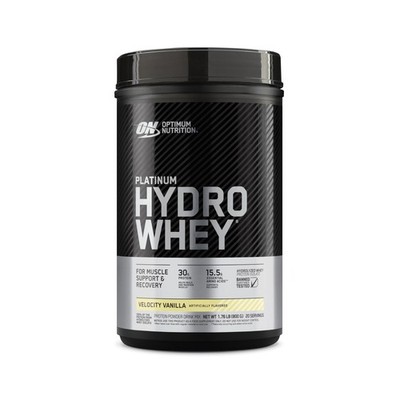 Protein Powder 100% Hydrolyzed Whey Isolate Velocity Vanilla 1.76lb Optimum