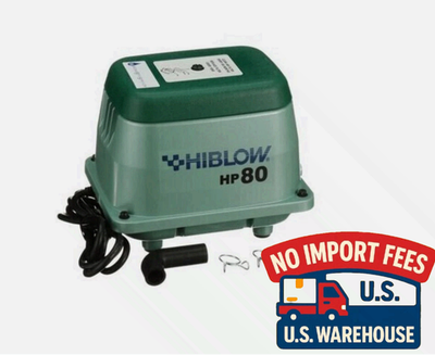 #ad Hiblow HP 80 Linear Air Pump Septic Aerator Pond Aeration System 120V 80L min $239.89