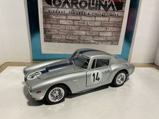 1:18 UNIVERSAL HOBBIES 1961 FERRARI 250 GT BERLINEHE #14 SILVER ON BLACK