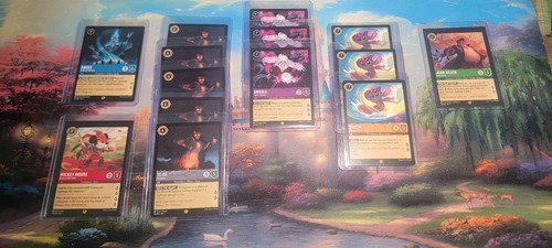Disney Lorcana Chapter 1 LEGENDARY LOT 14 cards