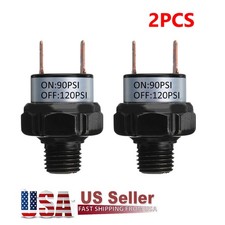 90-120psi Air Pressure Switch Tank Mount Thread 14 12v24v For Train Horn 2pcs