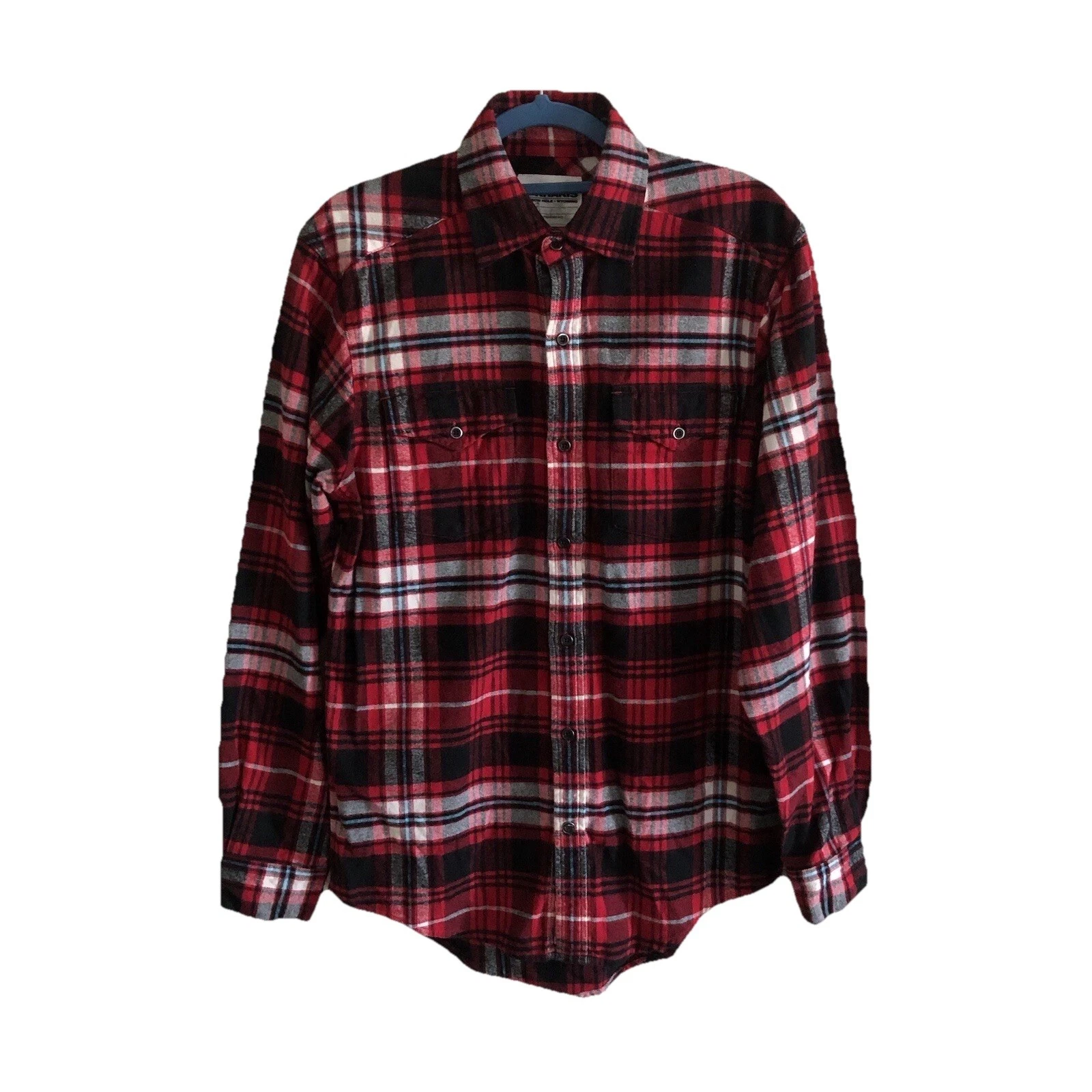 Mountain Khakis Plaid Flannel Button Down Shirt Mens S Small Long Sleeve