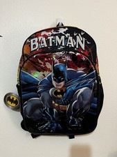 Batman 17” Mochila Infantil con Funda para Laptop Nuevo Antiguo Stock Por Favor Leer