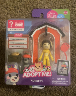 ADOPT ME! NURSERY Figure Playset VIRTUAL ITEM CODE & Take Board Some Box Damage