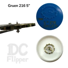 Gruen 216 BALANCE COMPLETE  721/802 NOS 5” Flat Fits Multiple, Read List!