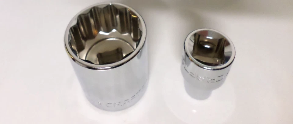 NEW Craftsman 1/2" 13pc Std. Socket Set 12pt SAE 3/8" to 1-1/8", Chrome, Shallow - Image 2 of 2