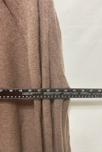 Lusso Cashmere Womens L Plum Cardigan Open Sweater - Picture 3 of 7