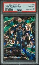 2024 Panini Select WNBA #206 Arike Ogunbowale Prizms Green Ice PSA 10