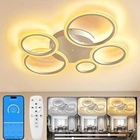 85W Dimmbar Led Deckenleuchte Deckenlampe Panel Mit Fernbedienung Bad Flur KüChe
