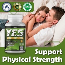 ENHANCING PILLS FOR MEN, LIBIDO, PERFORMANCE STAMINA SUPPORT 60 Ct- 12/2025