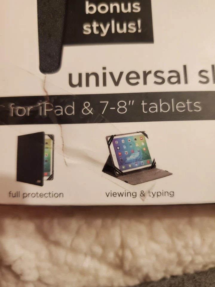 Funda delgada universal para 7-8 pulgadas Tabletas nuevas en caja. SIN LÁPIZ ÓPTICO Foto 3 de 4