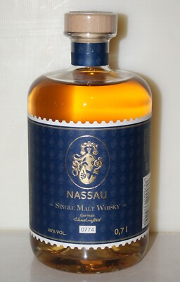 Nassau Whisky 40% German Handcrafted Single Malt Habbel's Destillerie 0.7L