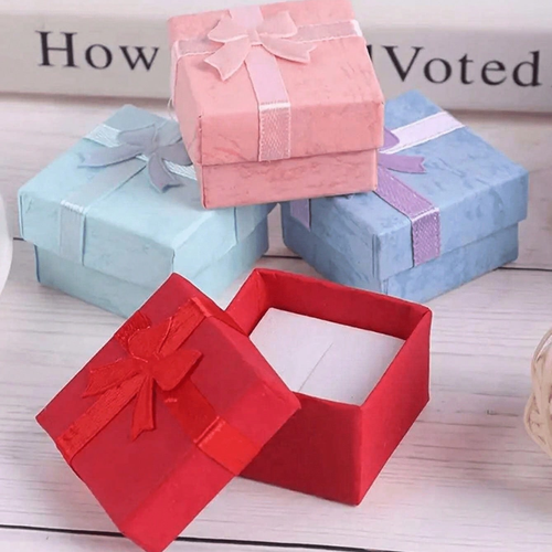 JEWELLERY GIFT BOX & POUCH FOR NECKLACE RING BRACELET EARRING CHAIN BLACK &RED - Picture 2 of 12
