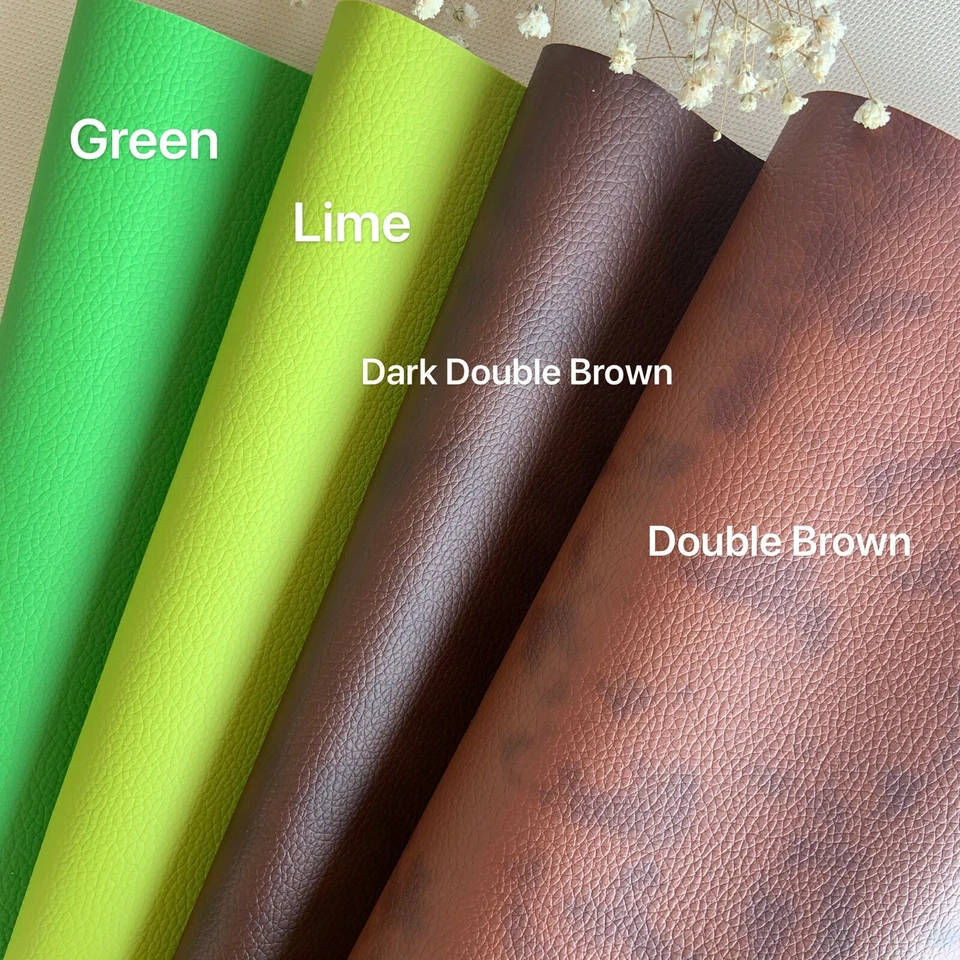 50+ Colors Vinyl Fabric Faux Leather Auto Upholstery 56" Wide Continuous By Yard - Image 4 of 4