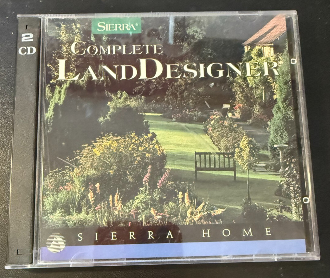 Sierra Complete Landdesigner 2 CDs Landscaping Garden Deck Planning(Sierra Home)