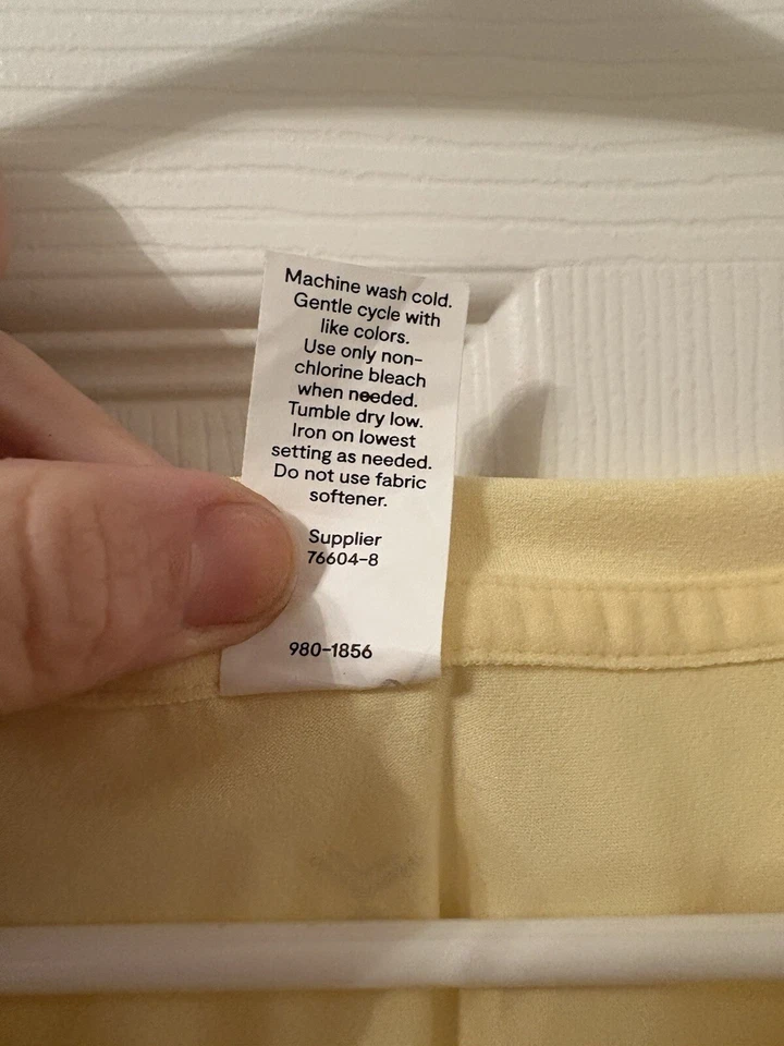 Camiseta Xersion Feminina Performance Manga Curta Tamanho 3x Amarela Buttercup - Macia - NOVA - Imagem 4 de 4