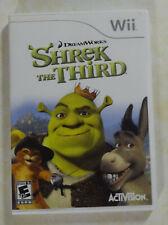 Shrek the Third (Nintendo Wii, 2007) With Manual and Game Disc