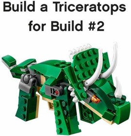 LEGO Creator Mighty Dinosaurs Toy 3-in-1 Triceratops Pterodactyl T-Rex 31058 NEW
