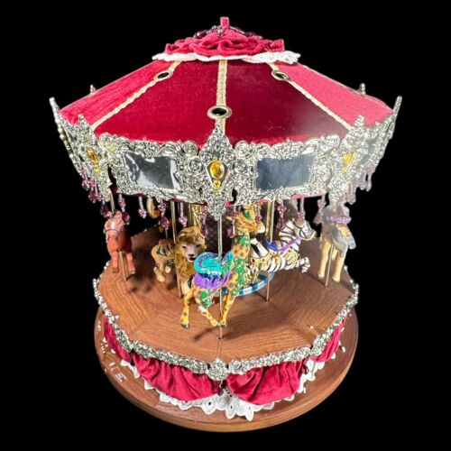 Weihnachtsfeiertag Karussell Karneval Wohnen Classic 111644 funktioniert Lichter siehe Video - Bild 12 von 23