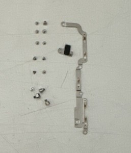 Original Apple iPhone XS Max Schrauben Blech Abdeckung Kleinteile Deckel Set