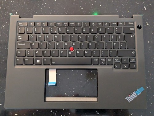 Lenovo ThinkPad X13 Yoga 2nd & 3rd Gen UK Backlit Keyboard Topcase Black