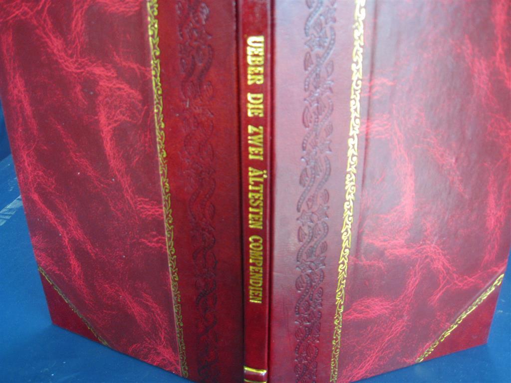 Oldest German Logic Compendiums Leather Bound Edition