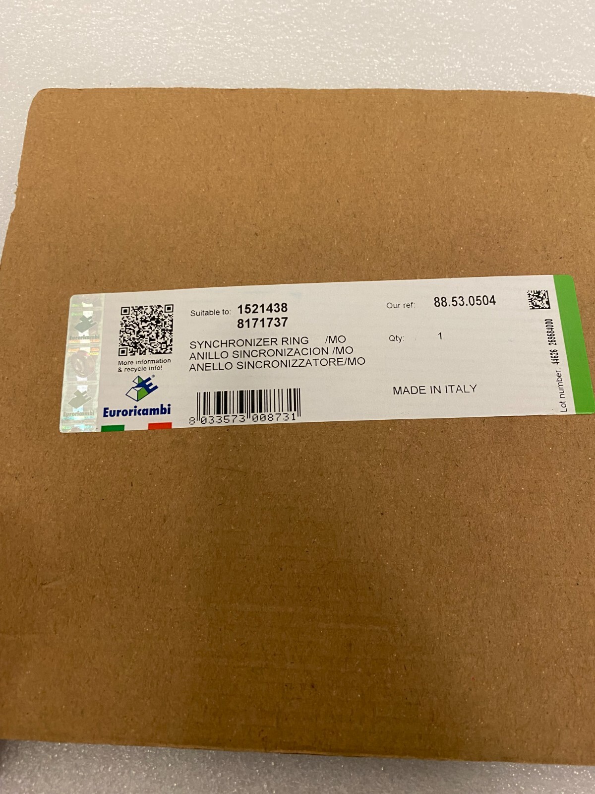 Volvo Synchronizer ring #8171737 #24003051 | eBay
