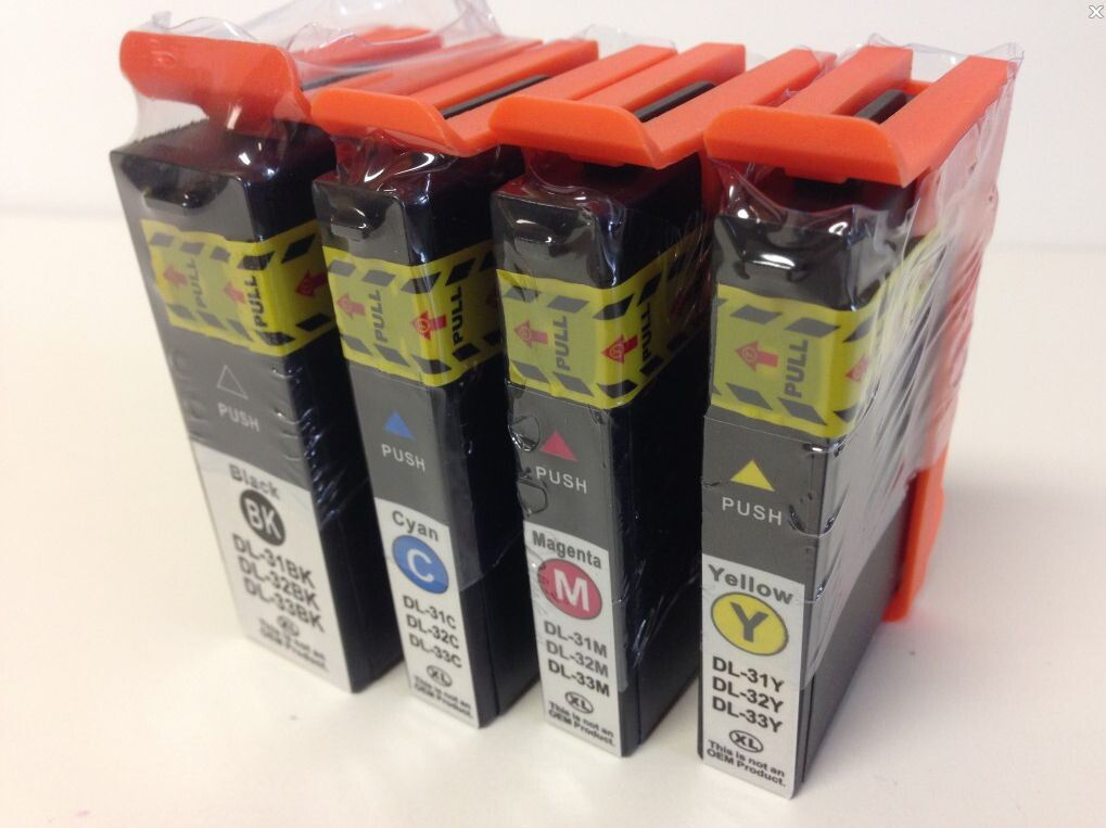 Ink Cartridge for Dell AllinOne V725W V525W Series 31 32 33 34 Black