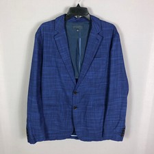 ZACHARY PRELL BELMONT LIGHTWEIGHT COTTON BLUE SPORT BLAZER SIZE 42