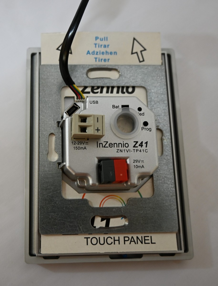 ZENNIO Z41 TOUCH PANEL ZN1VI-TP41C | eBay