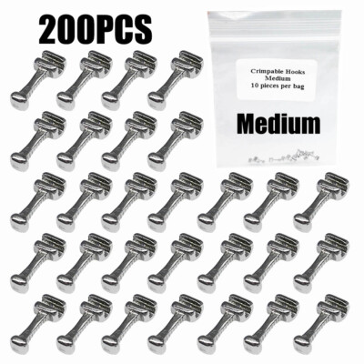 200 Ligatures Orthodontiques Kobayashi 010 - Fils Préformés En Acier Inoxydable