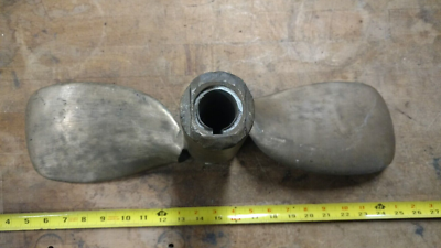 Martec Explorer Brass Folding Propeller Sailboat Prop LH 20 D X 15