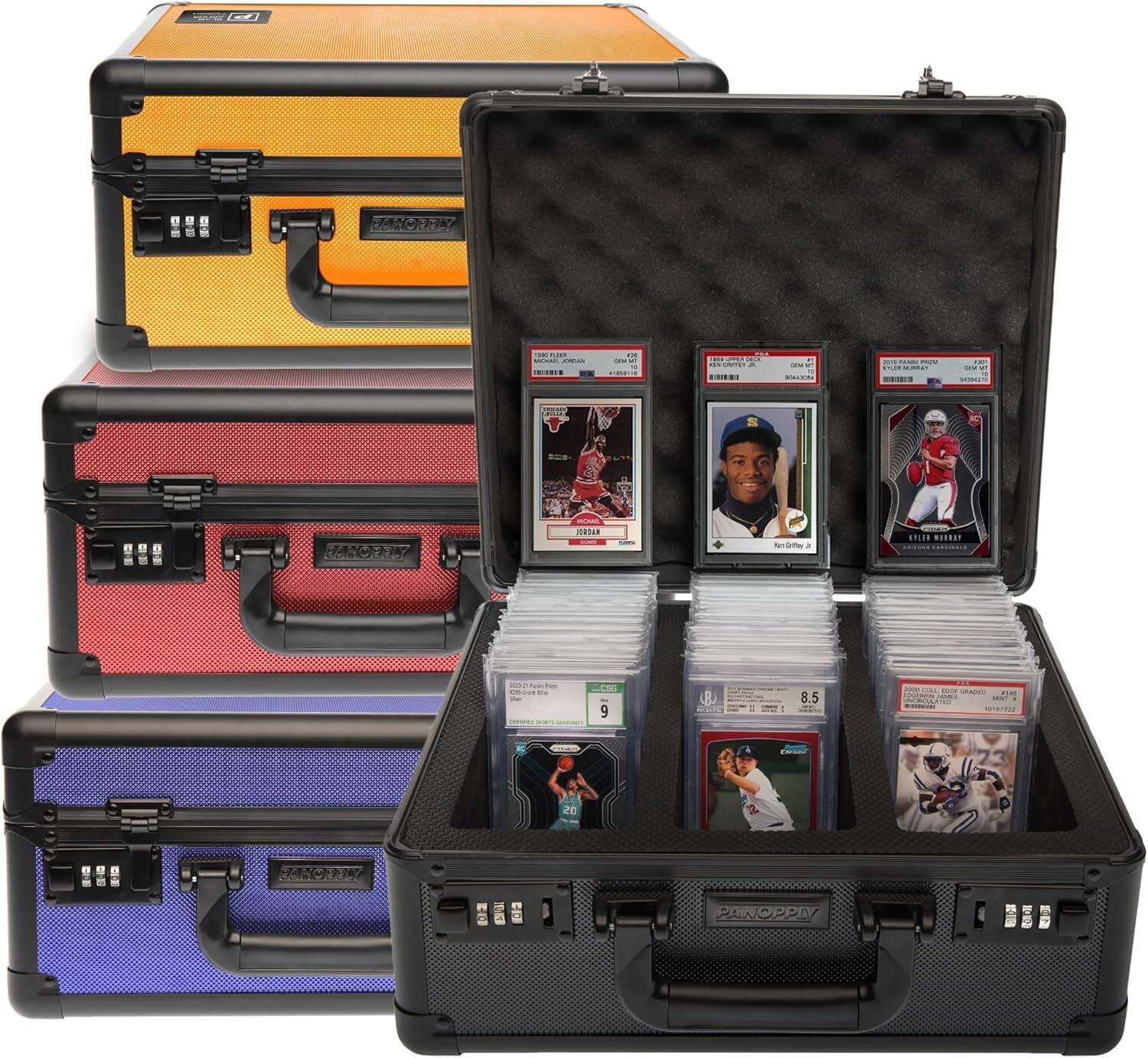 Versatile Black Card Storage Solution - Ideal for All Sports Card Collectors