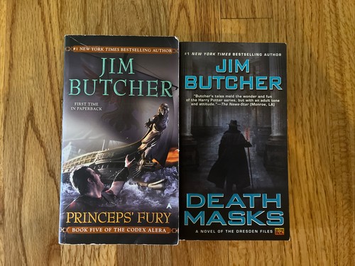 Jim Butcher lot 4 pb DRESDEN FILES 1 3 5 Codex Alera 5 - Picture 2 of 6