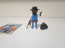 Playmobil #3383 Western Bandit Figure Vintage 1986 See Pictures For Details 