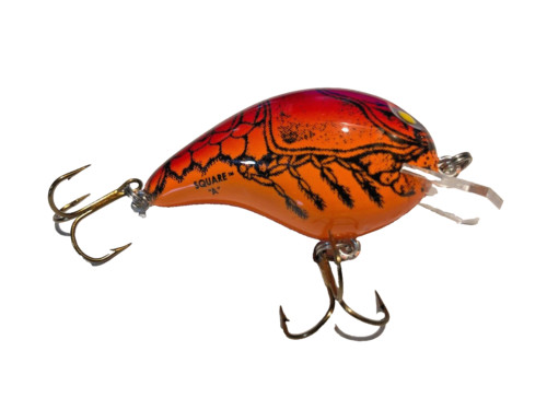 Bomber Square A Square Lip Crankbait Fishing Lure Apple Red Crawdad - Picture 1 of 2