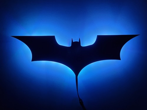 2 Wireless LED Laser Batman Car Door 