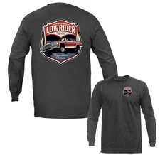Lowrider Hometown Heros Hot Rod Classic Vintage Car Vehicle Long Sleeve