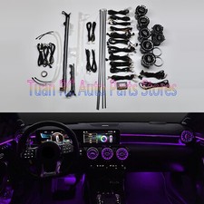 64 Farben LED Umgebungslicht Air Vent R&uuml;cksitzbeleuchtung f&uuml;r W177 A180 A220