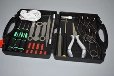 Flute Full Repair Tool Kit Parts - Woodwind Pads Changing Set w/Hard Case USA