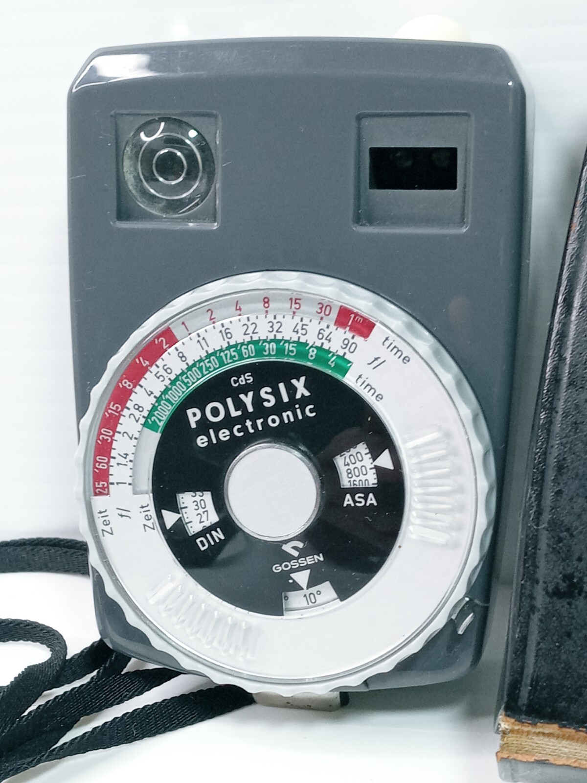 Gossen Polysix Electronic Light Exposure Meter & Case Made In West