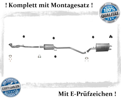 Auspuffanlage Chevrolet Spark (M300) 1.0 1.2 Auspuff Hosenrohr Montagesatz