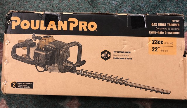 poulan pro pr2322 gas hedge trimmer