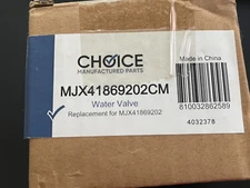 MJX41869202 CM Replacement Refrigerator Water Inlet Valve