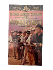 The Magnificent Seven Western Sticker Watermark VHS - New, Factory Sealed
