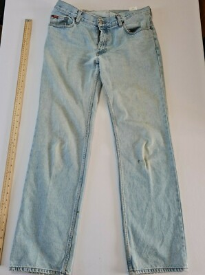 Mens Jeans Lee Cooper 34W 34L Straight Leg Blue 5363